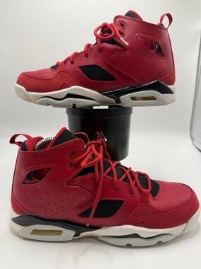 NIKE AIR JORDAN 555472-600 FIGHT CLUB BASKETBALL SHOES 7Y YOUTH RED BLACK